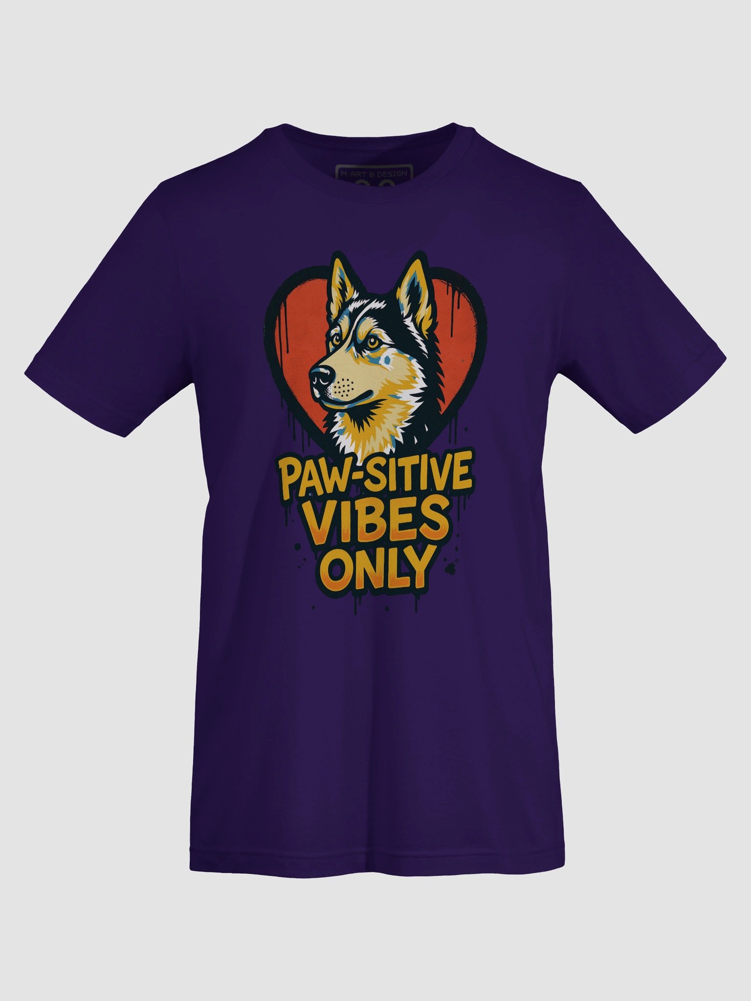 Husky “Paw-sitive Vibes Only” Tee product image (74)