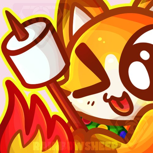 Golden Fox Roasting Marshmallows EMOTE - Camp Chaos product image (1)