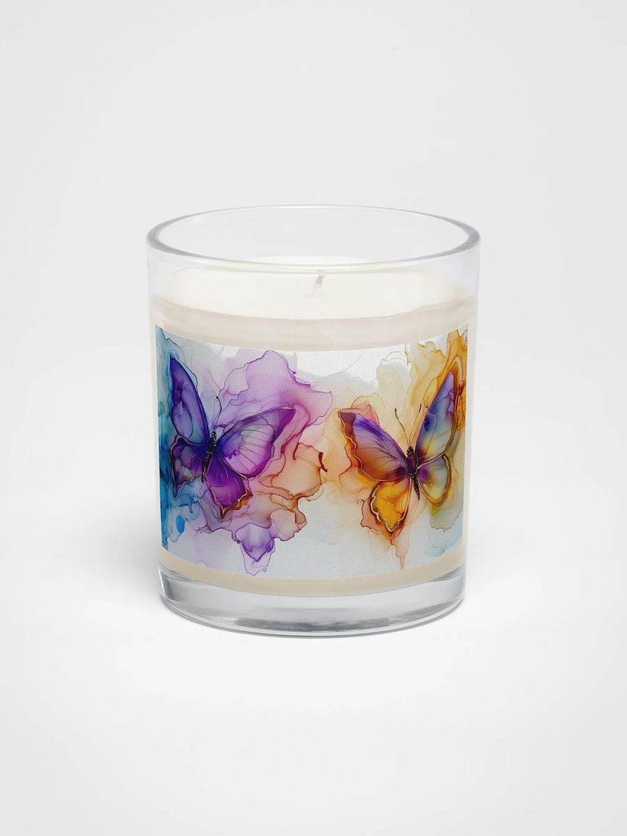 Rainbow Butterfly Nature Themed Candle product image (1)