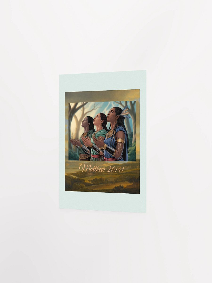 The Power Of Prayers Christian Paper Poster. product image (2)