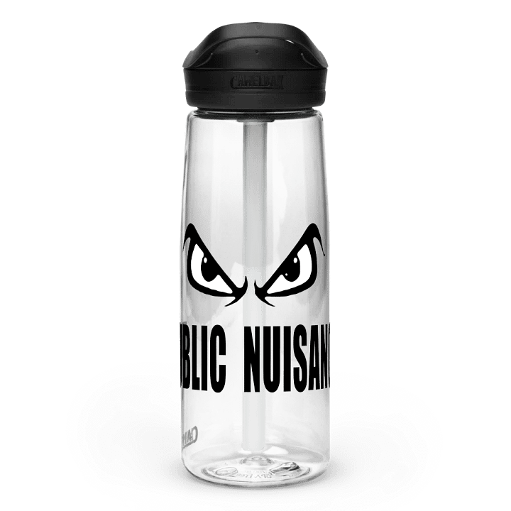 Public Nuisance: Clear Sports Water Bottle-BPA Free product image (1)
