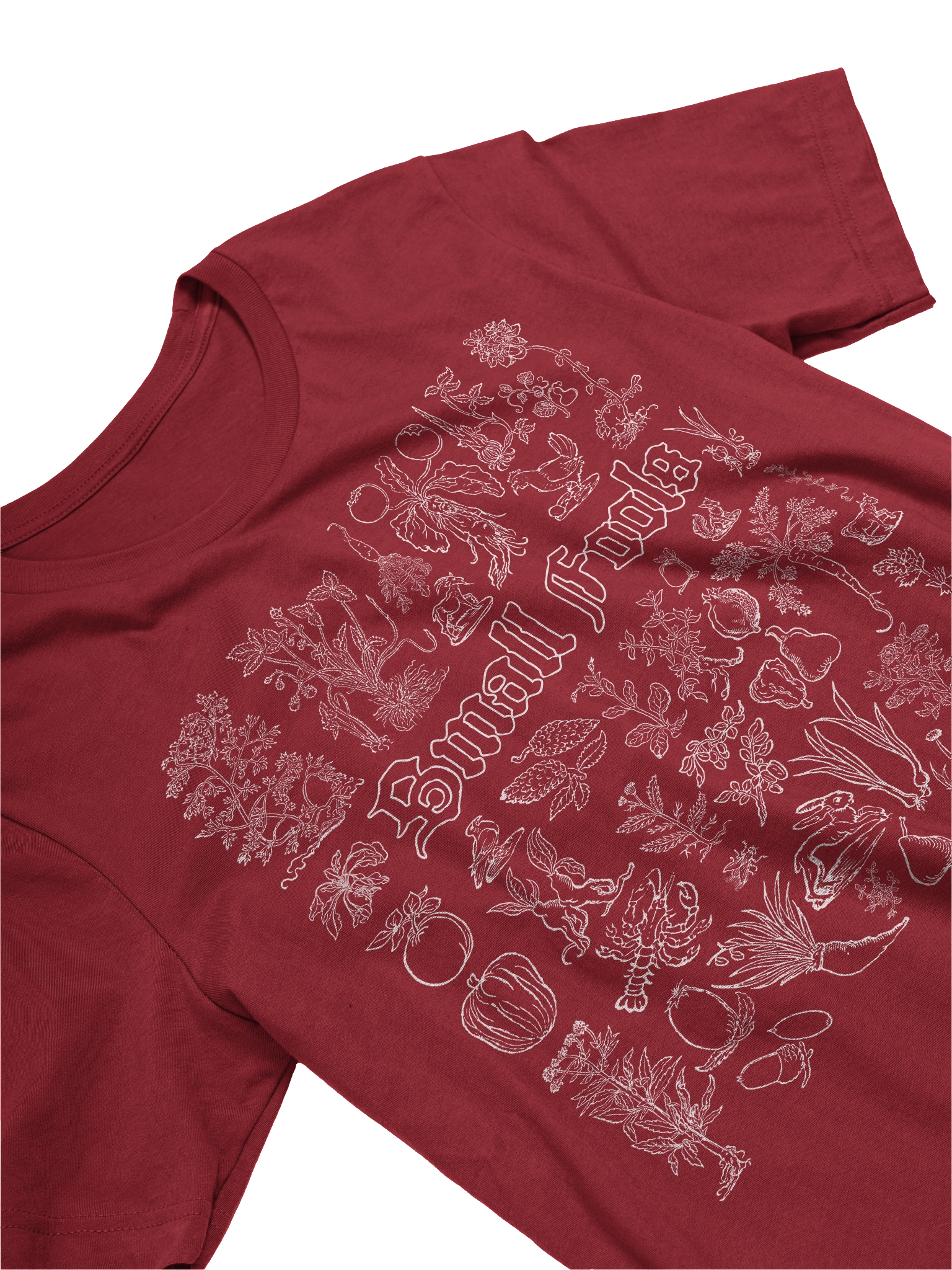 16th-Century Veggie Shirt (White Print) product image (51)