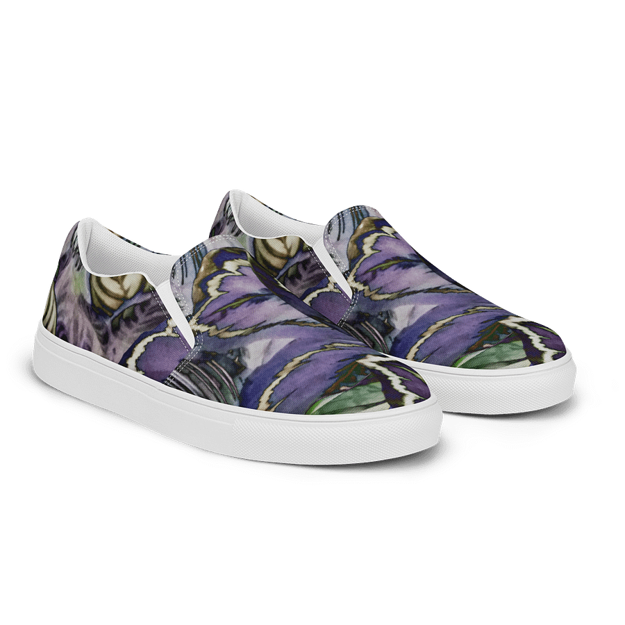 Purple Leaves Canvas Shoes product image (2)