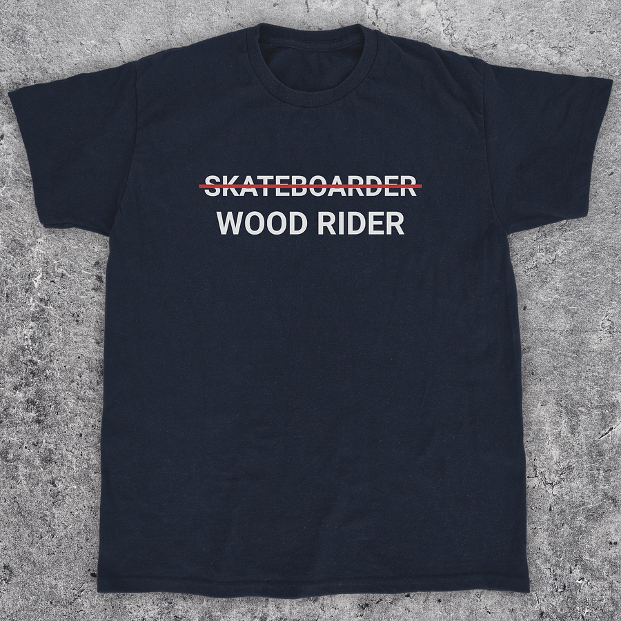 Wood Rider, Funny skateboarding t-shirt, unisex product image (1)