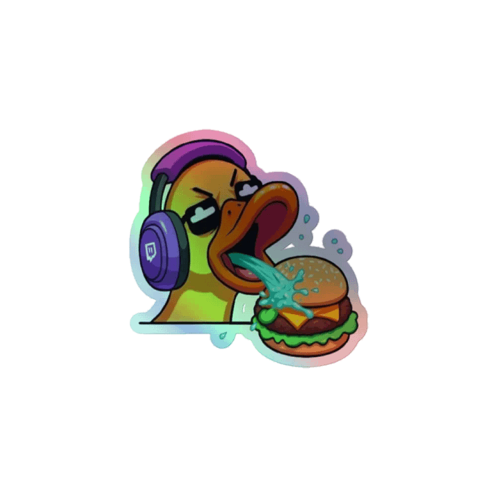 Quack Attack Holographic Sticker Sheet product image (1)