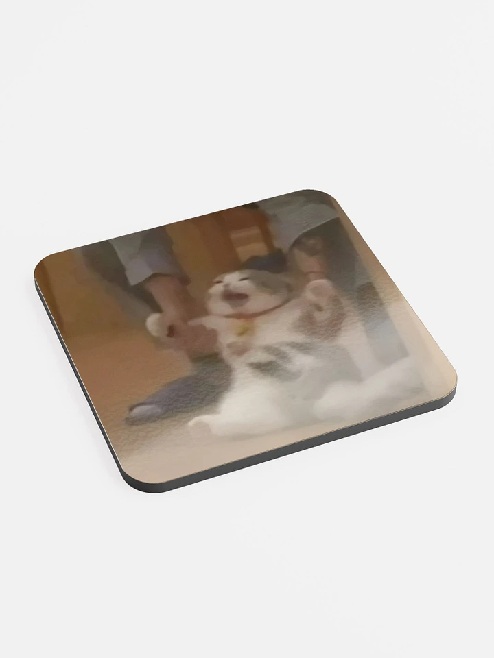 Glossed Cork Coaster: Meme Cats product image (2)