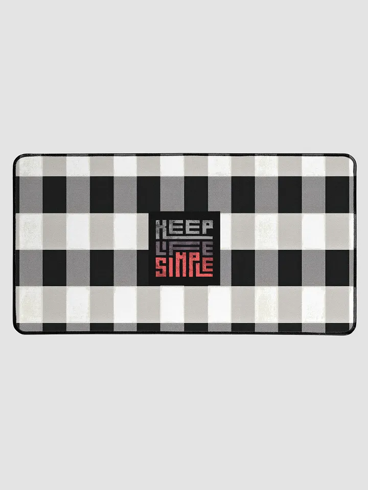 'Keep Life Simple' Desk Mat product image (1)
