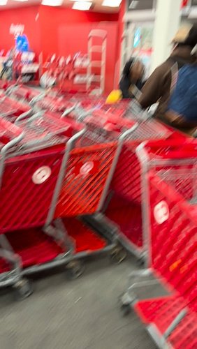 All I saw was pads on the floor it must’ve been that time of the month