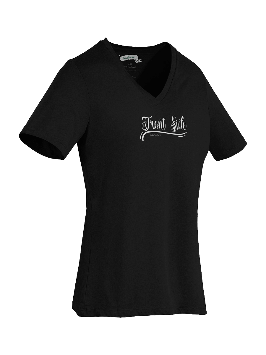 Wanna See My Front Side White - Women's V-Neck Tee product image (4)
