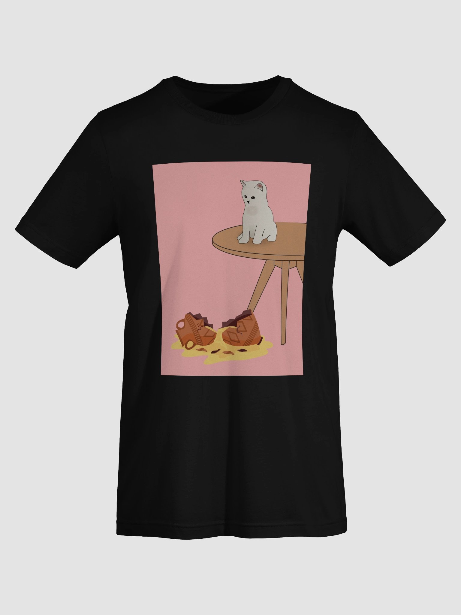 Cat Breaks Vase - T-Shirt product image (7)