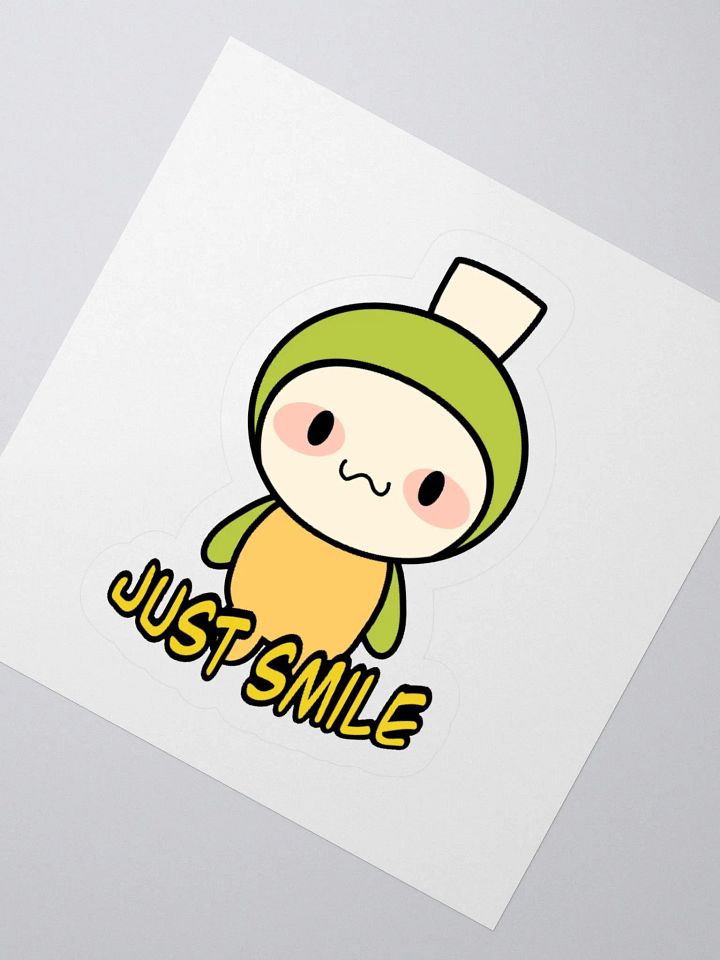 Just Smile Vinyl Stickers product image (4)