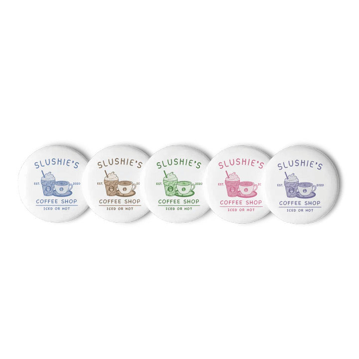 Slushie's Coffee Shop | Pins (White) product image (1)