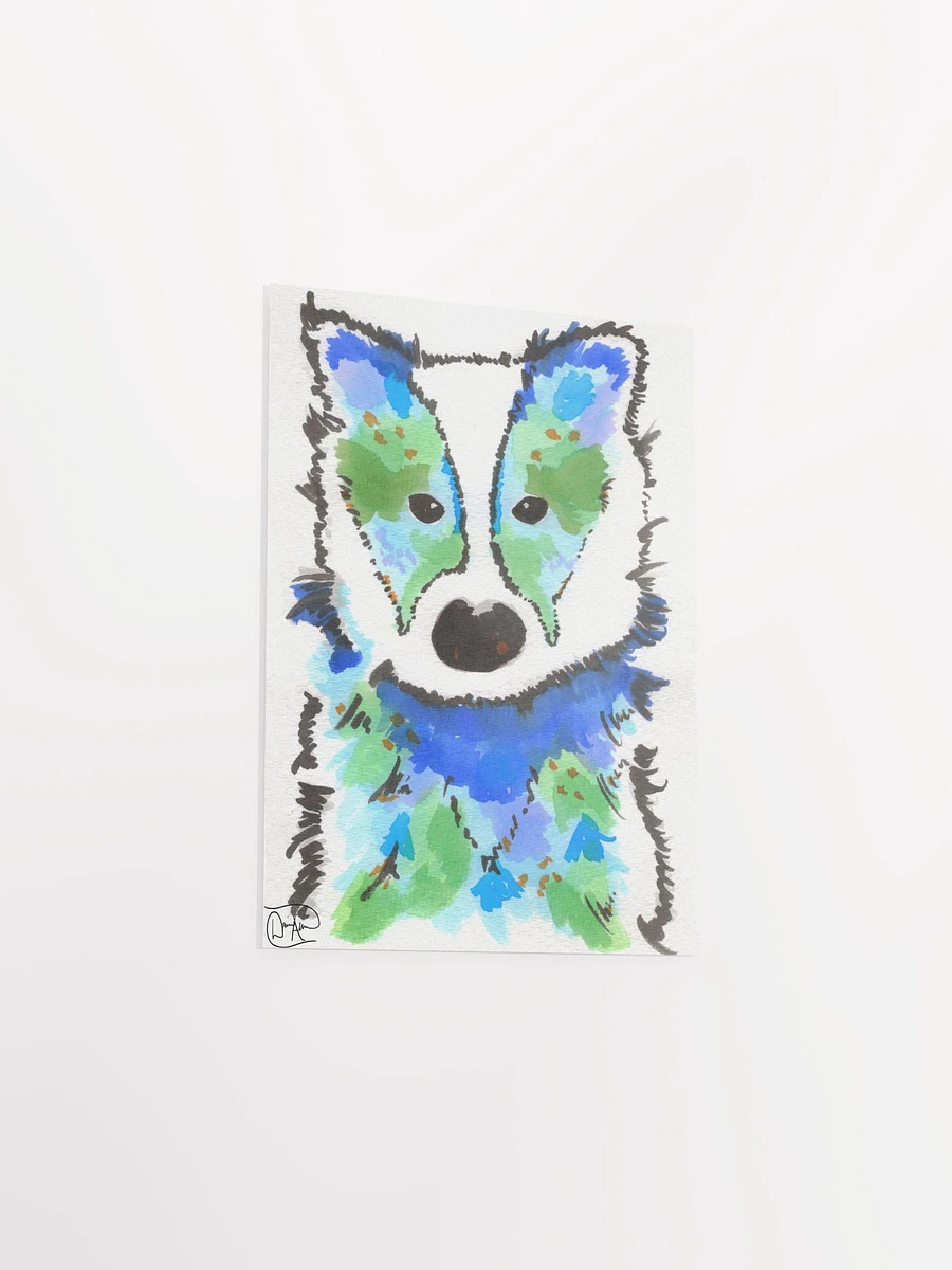 Honey Badger Watercolour Print product image (3)