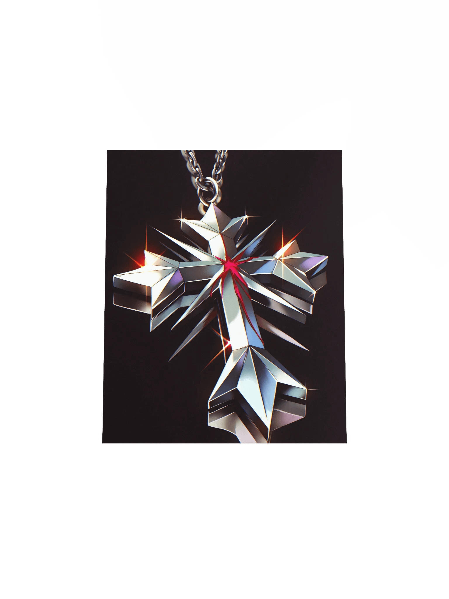 Metallic Cross Matte Poster product image (4)