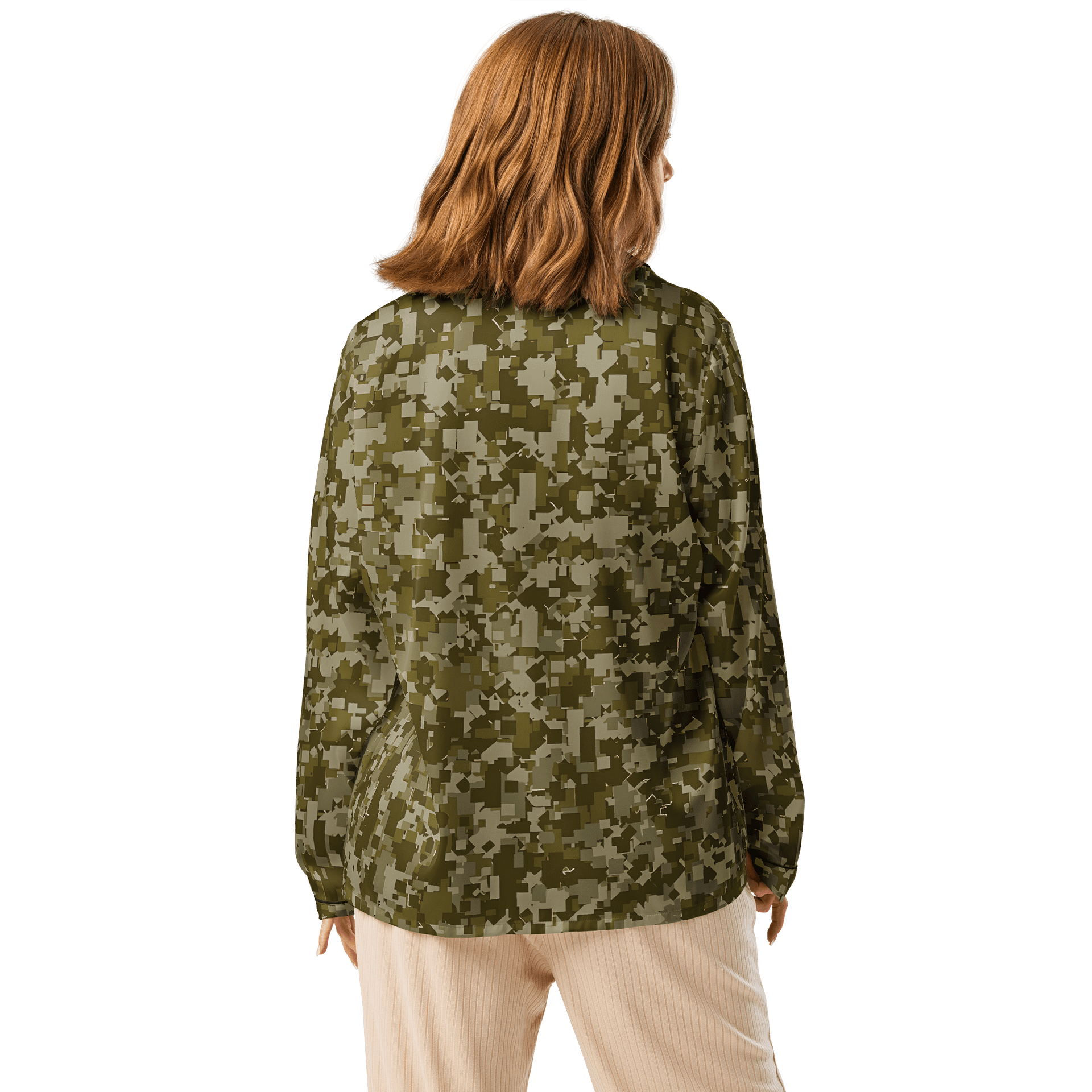 Pixelated Camo Dream Women's Pajama Top product image (2)