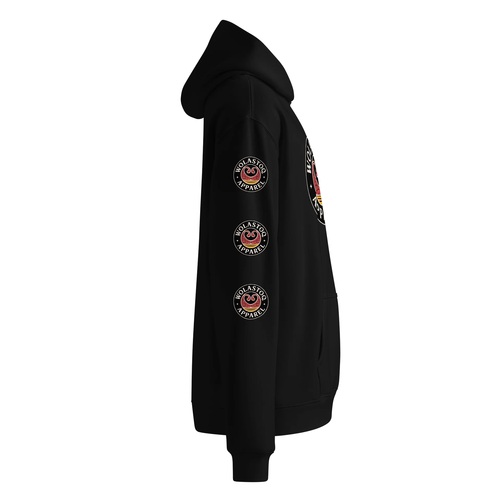 Red Symmetry Unisex Oversized Hoodie product image (3)