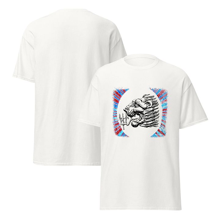 Roaring Lion and Trident Ancient Greek Art 2nd Century BC, T-Shirt product image (2)