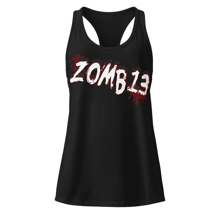 ZOMB13 Distressed Women's Racerback Tank Top product image (1)