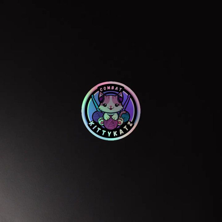 Combat Katz Holographic Sticker Pack product image (2)