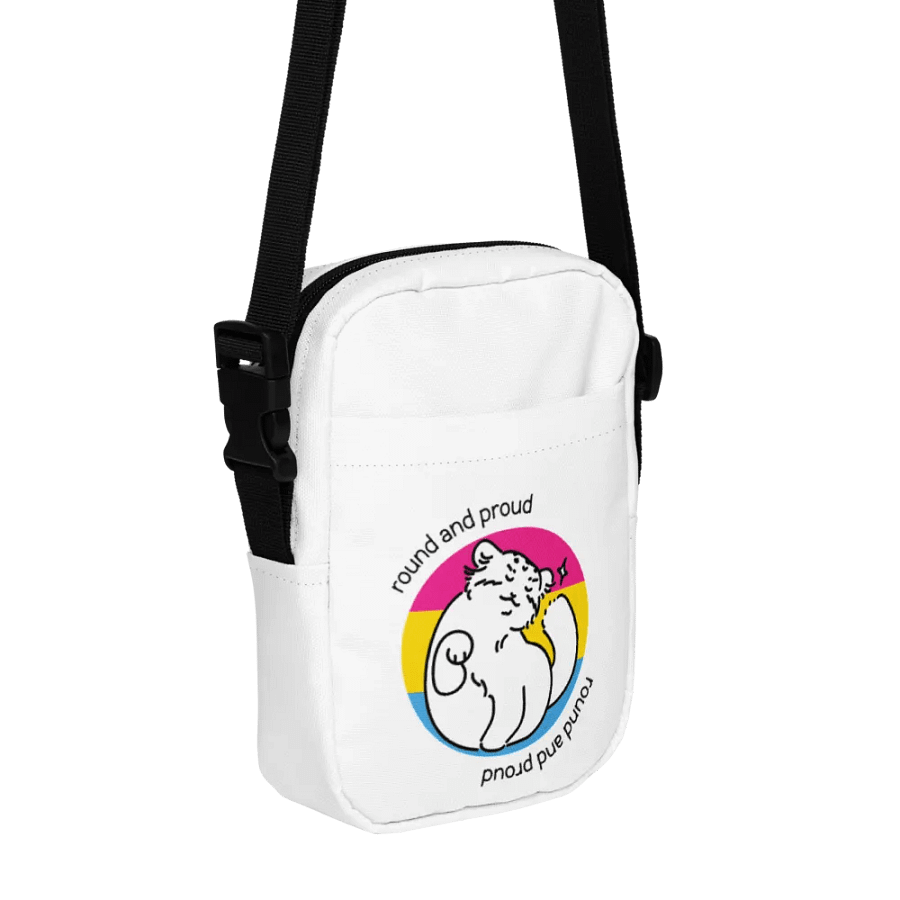 Round and Proud Manul Pansexual Version - Small Bag product image (1)