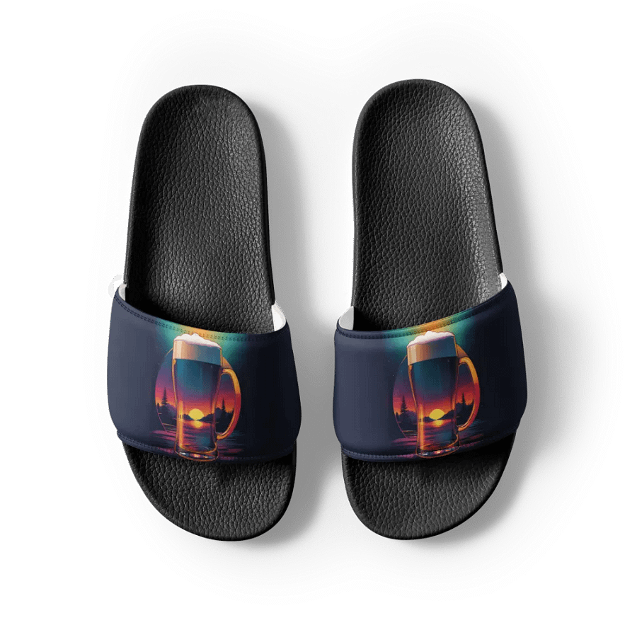 Beer Sunset Womens Slip on Slides product image (6)