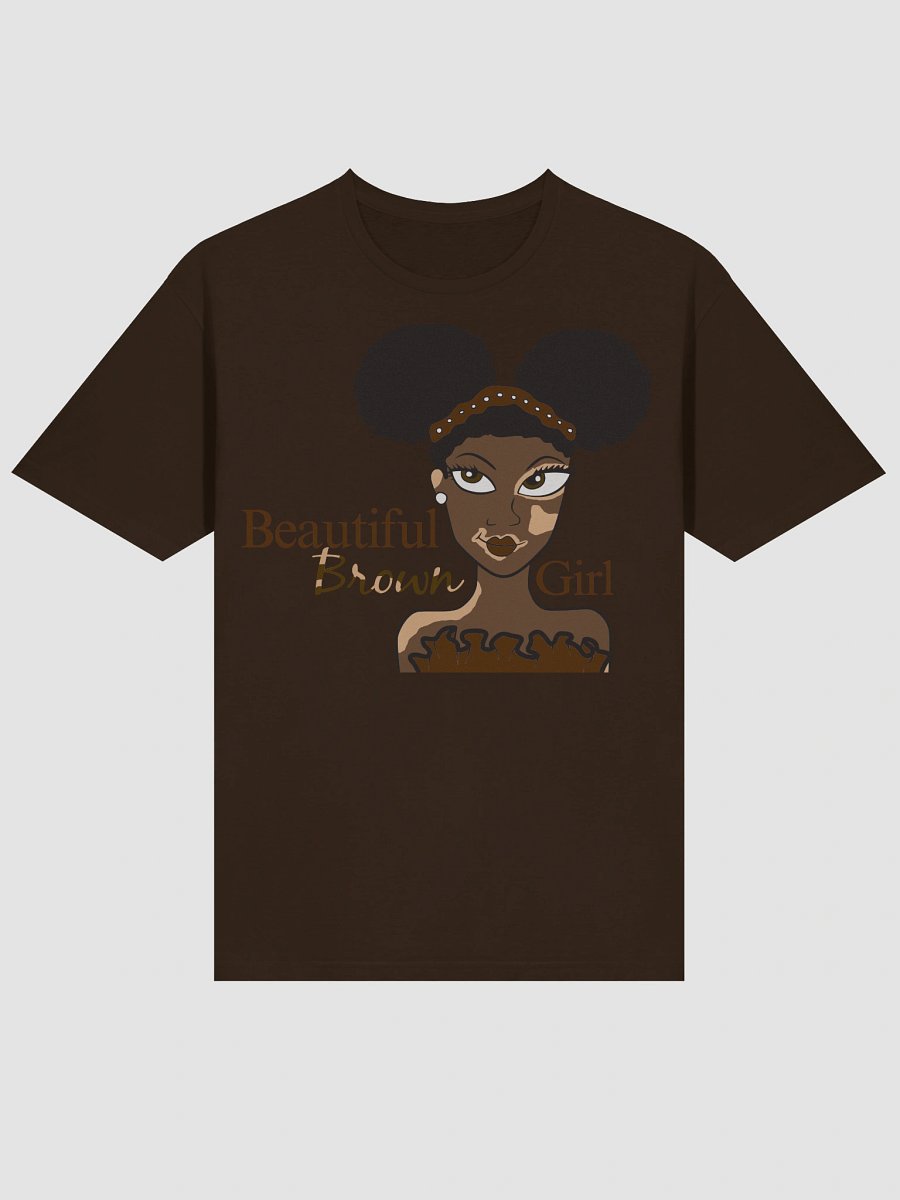 Beautiful Brown Girl Cookies & Cream Tee (Vitiligo) product image (4)