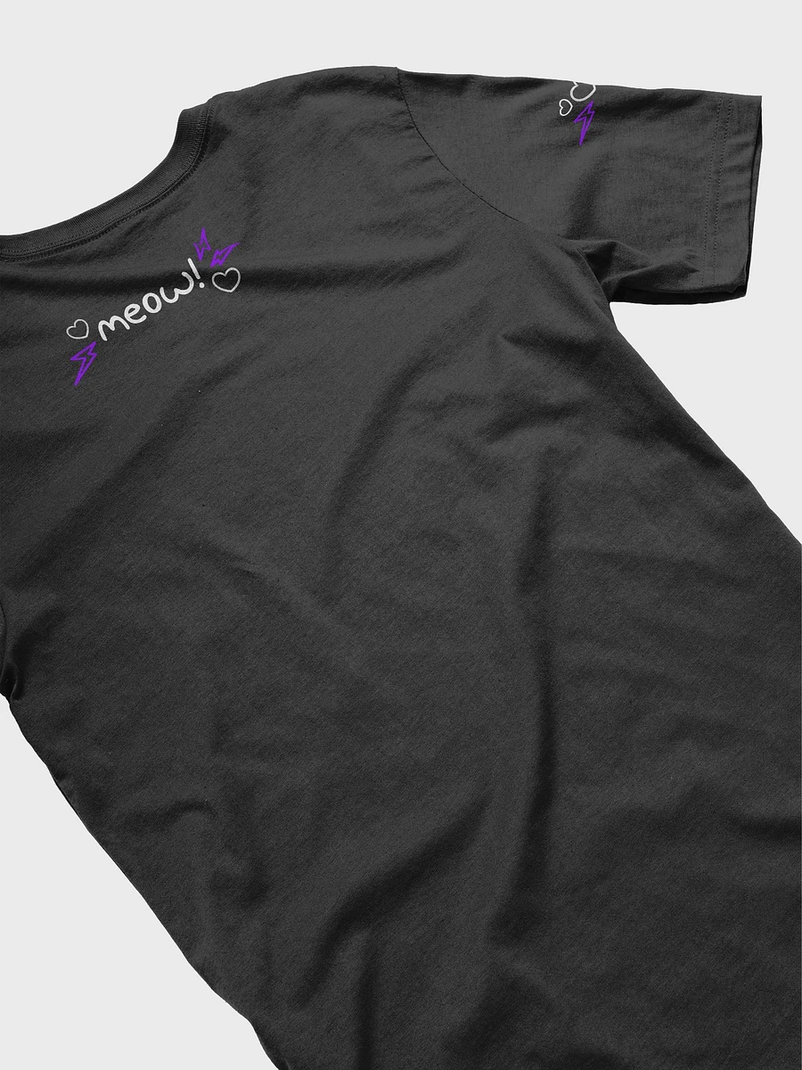 Lovely Digital Meow // T-Shirt - Purple - Dark Mode product image (4)