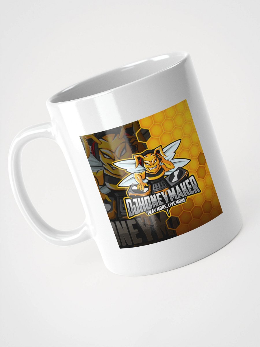 Logo With Texture White Glossy Mug product image (8)