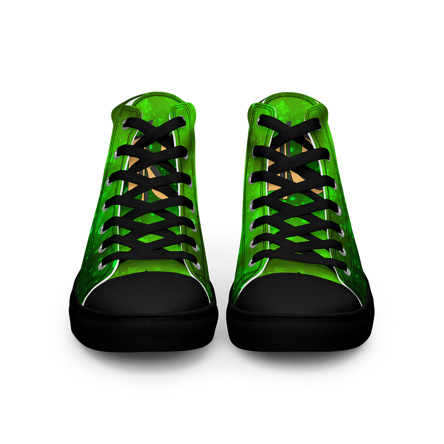 (Green CHIBI) K Women's High Top Canvas Shoes product image (3)