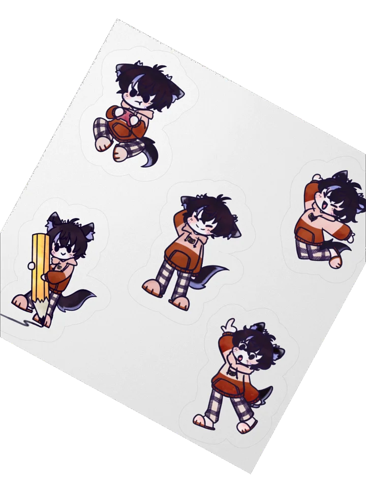 Little Chibi Sticker Sheet product image (1)