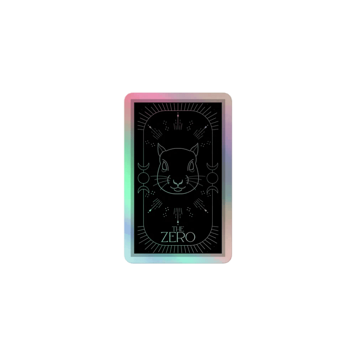 The Zero Holographic Sticker product image (1)