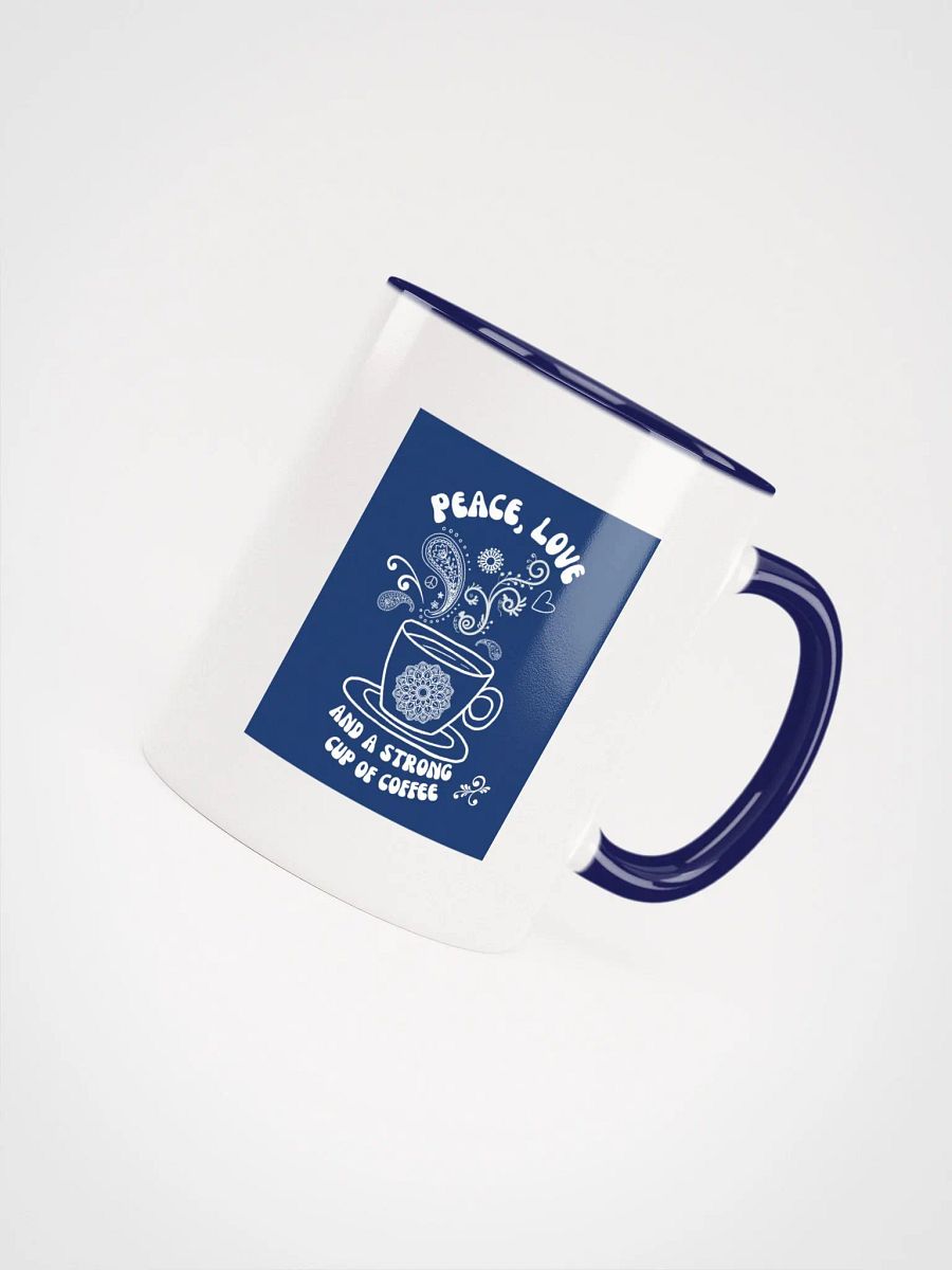 Peace, Love, and Coffee Ceramic Mug product image (4)