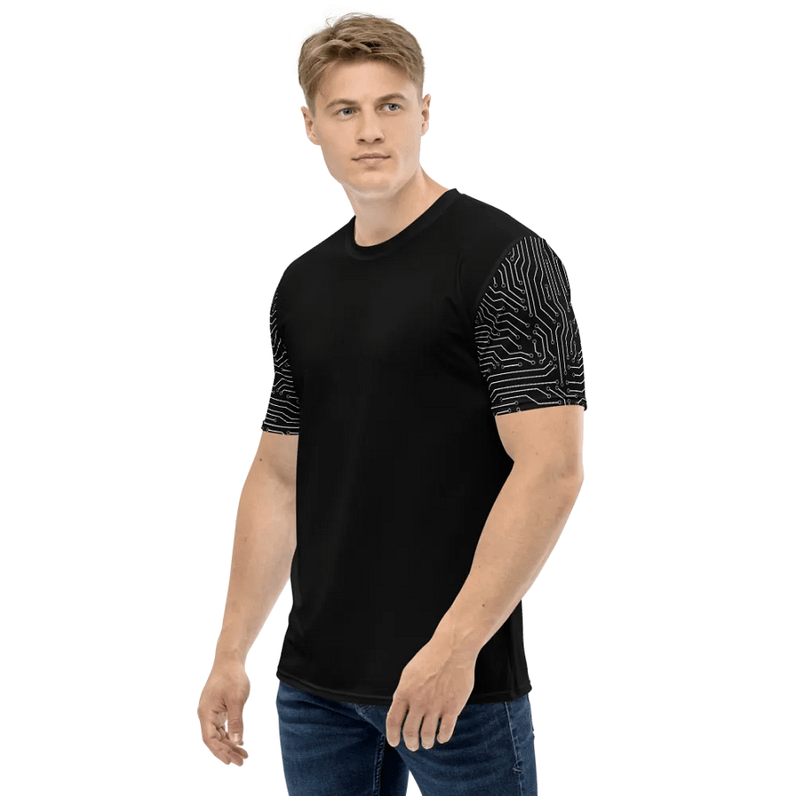 Mecha Warrior Breathable Tee - Black/White product image (3)