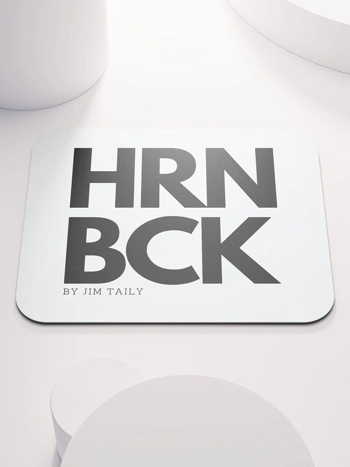 HRNBCK MOUSEPAD - Original White Edition product image (1)