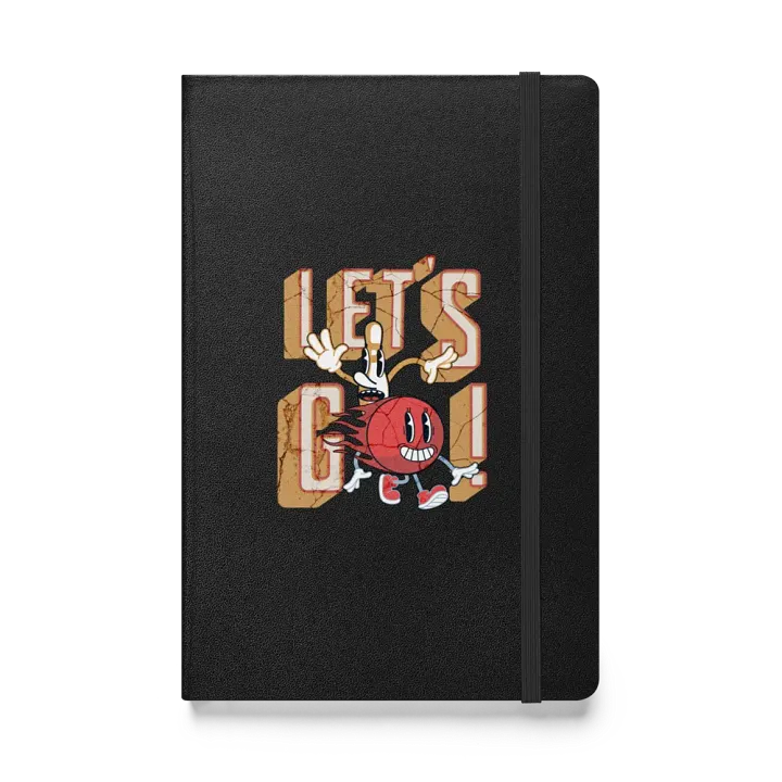 Lets Go Mascot Bowling Character Hardcover Notebook product image (1)