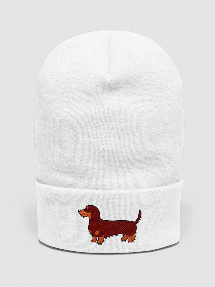 Happy Dachshund Cuffed Beanie product image (21)
