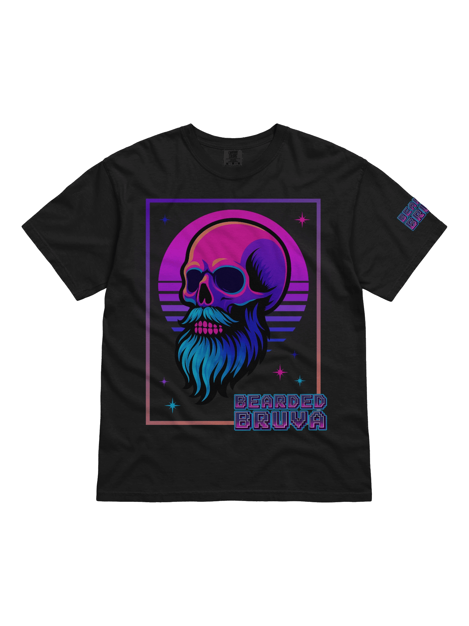 Pixelated Gradient Tee - BEARDEDBRUVA Edition product image (5)