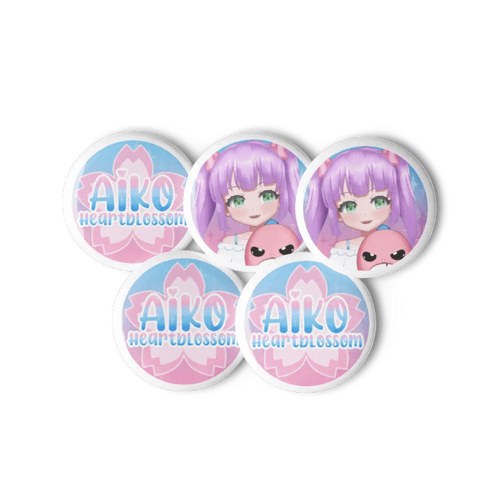 AIKO HEARTBLOSSOM: Anime Pin Set (5) product image (2)