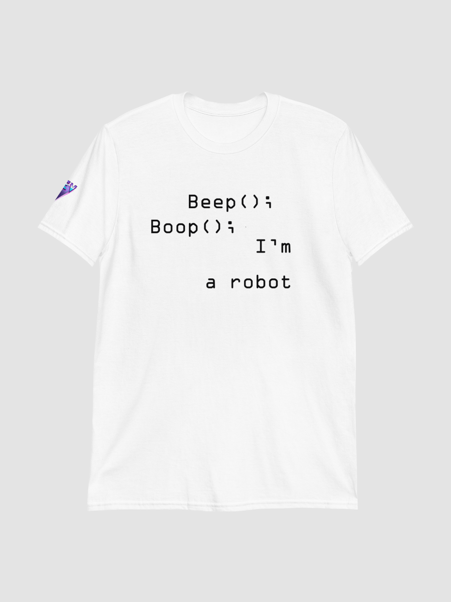 White Beep Boop text only product image (3)