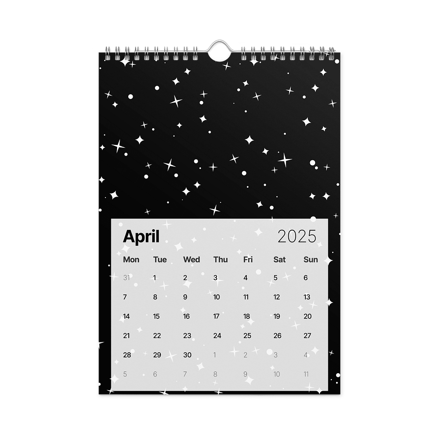 Starry Nights 2025 Customizable Wall Calendar product image (1)