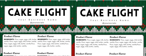 Cozy Knit Christmas Label Templates Bundle product image (3)