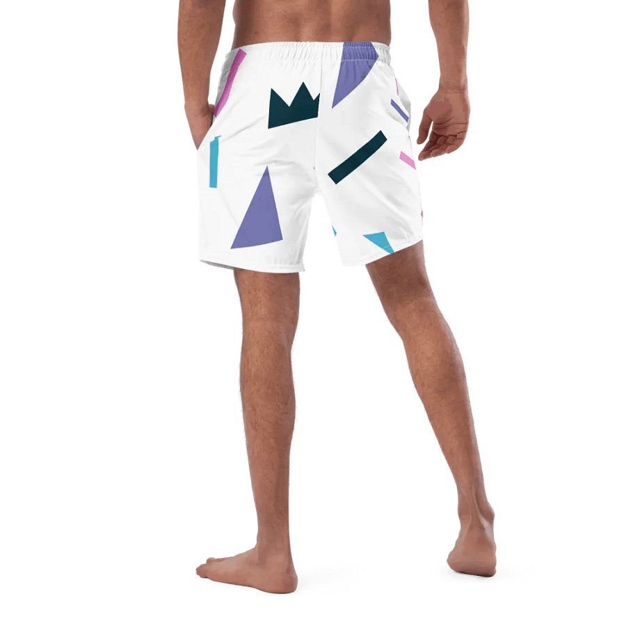Psychedelic Skull All-Over Swim Trunks product image (5)
