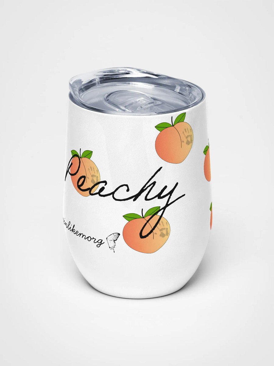 Feeling peachy wine tumbler product image (5)