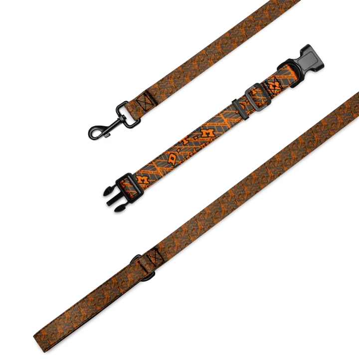 Vibrant Barcode Pet Collar & Leash Set product image (1)