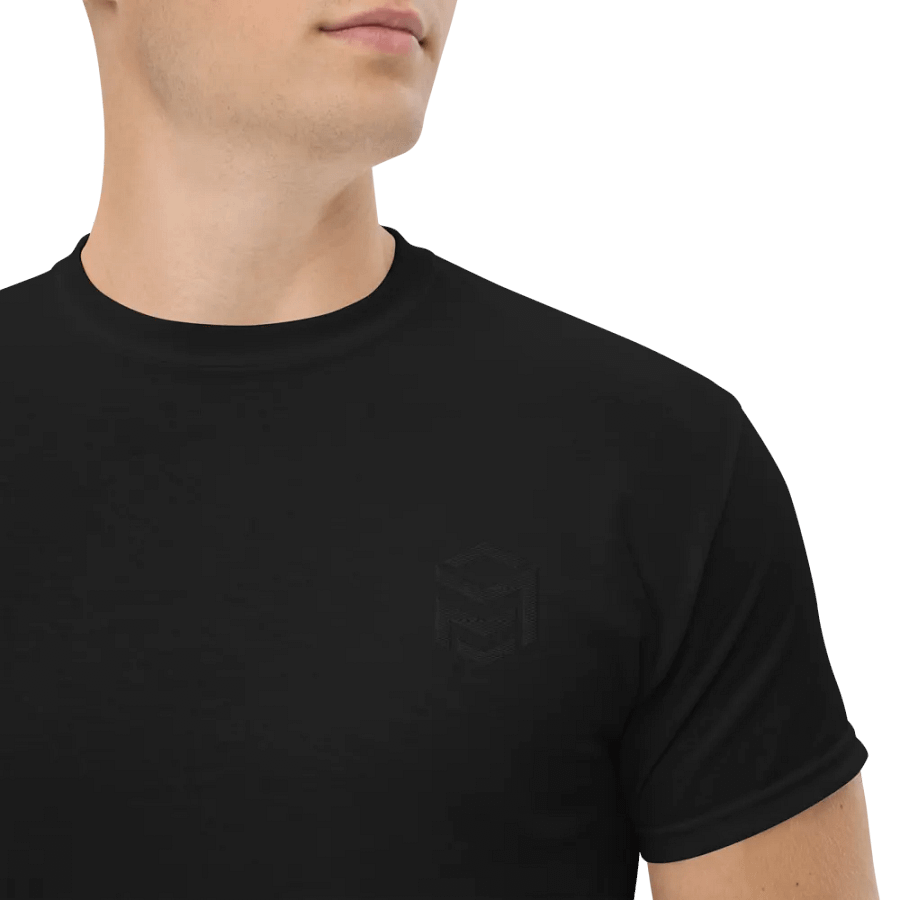 MathManEU Logo T-Shirt - Embroidered (Black) product image (12)