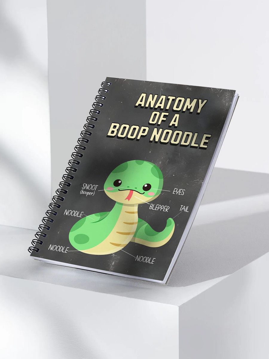 Boop Noodle Academy Spiral Notebook product image (4)