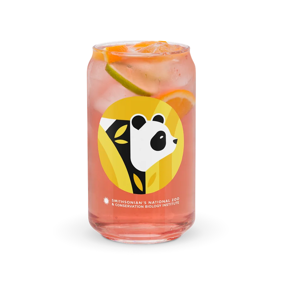 Pandas Are Here Glass (Yellow) Image 2