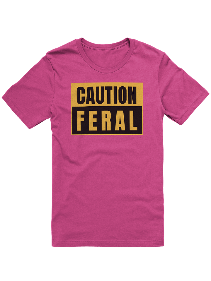 Caution Feral Bella+Canvas 3001 Supersoft T-Shirt product image (42)