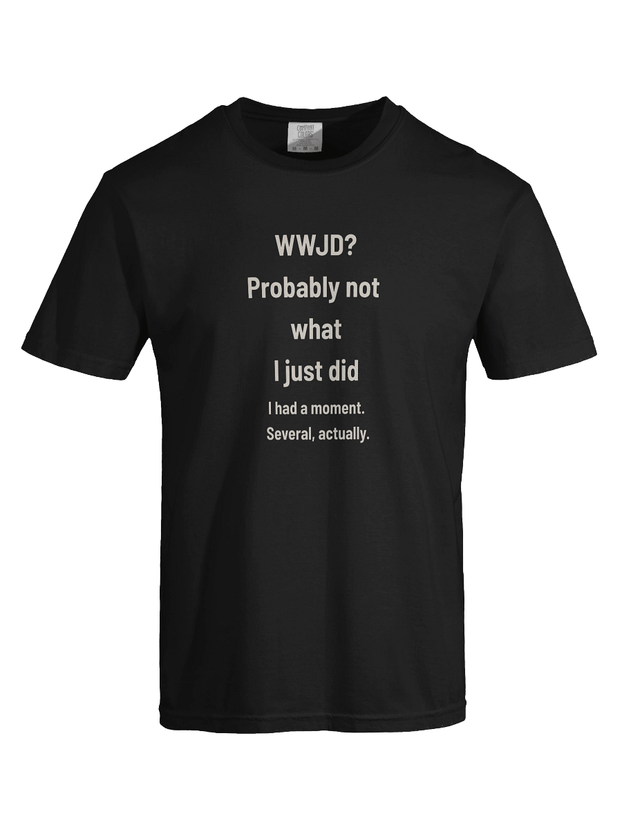 WWJD? Probably Not What I Just Did | Funny Christian Moment T-Shirt product image (58)