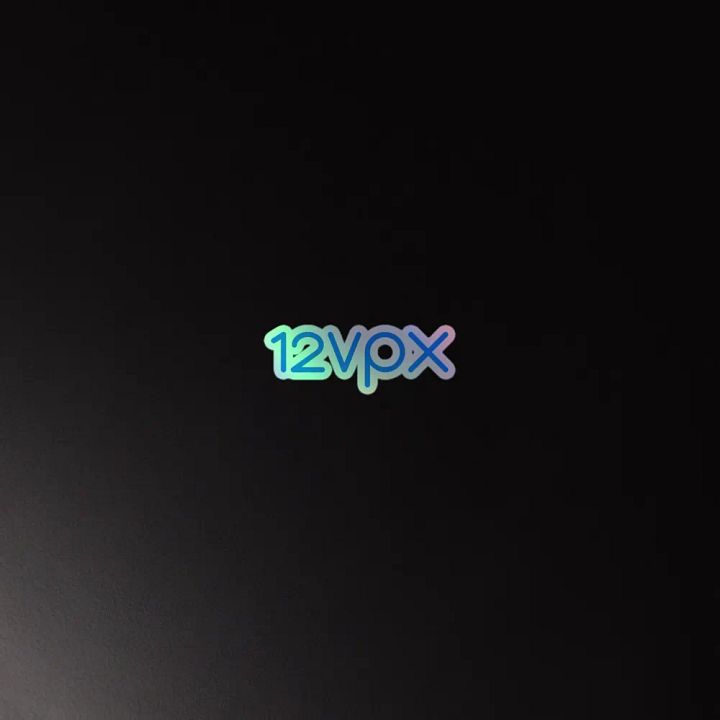 Holographic Sticker - 12VPX product image (4)